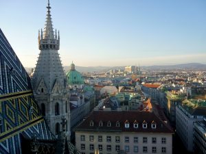 Vienna Stephansdom - pilgrim route Via Slavica.